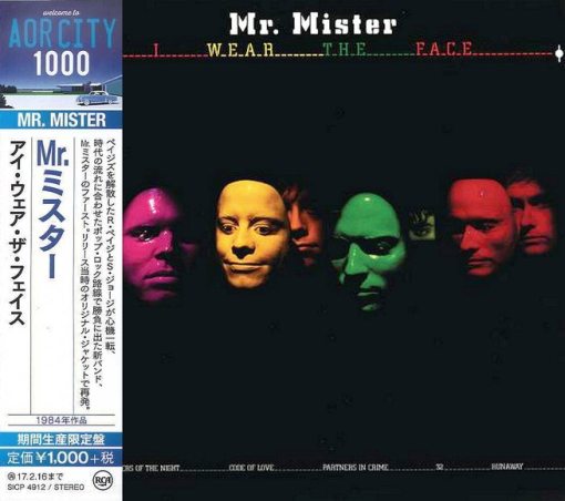 Mr. MISTER - I Wear The Face [Japan AOR CITY 1000 series] full