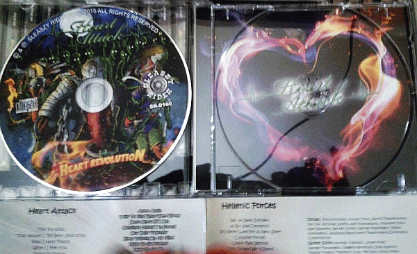 HEART ATTACK - Heart Revolution (2015) cd photo