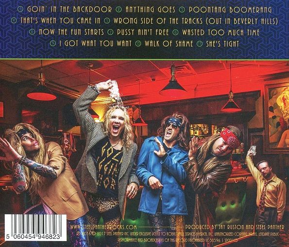 STEEL PANTHER - Lower The Bar (2017) back