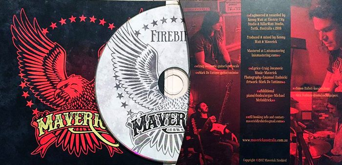 MAVERICK (AUS) - Firebird (2017) disc
