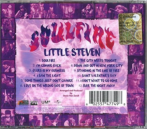 LITTLE STEVEN - Soulfire (2017) back