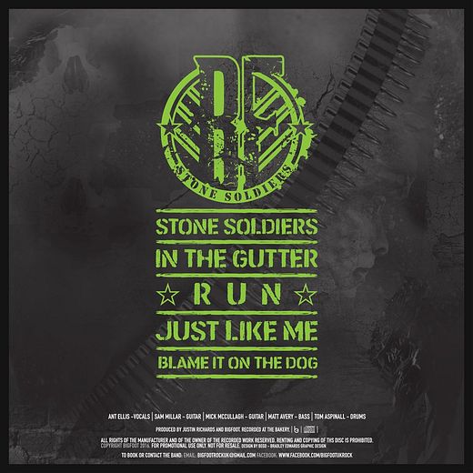 BIGFOOT - Stone Soldiers + Bigfoot EP - back