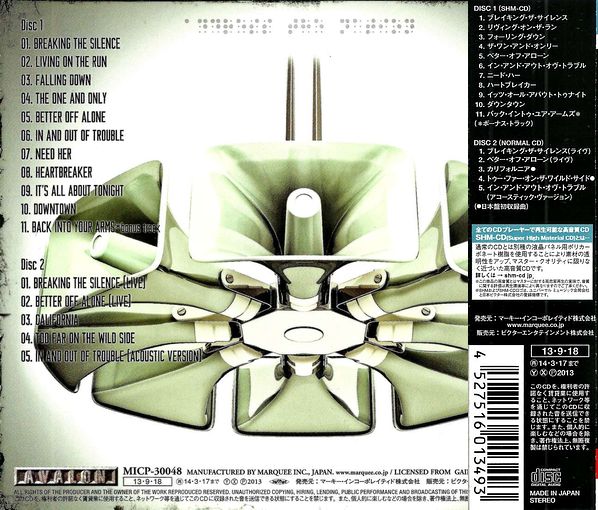 H.E.A.T - Address The Nation [Japanese Tour Edition Double SHM-CD] back