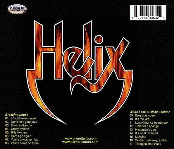HELIX - The Early Years [remastered reissue] (2017) back