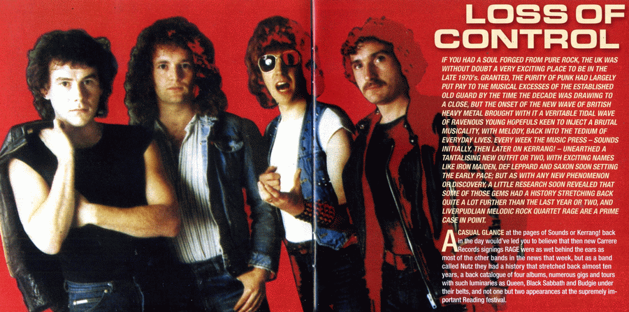 RAGE - Out Of Control [Rock Candy Remastered & Reloaded] (2015) booklet