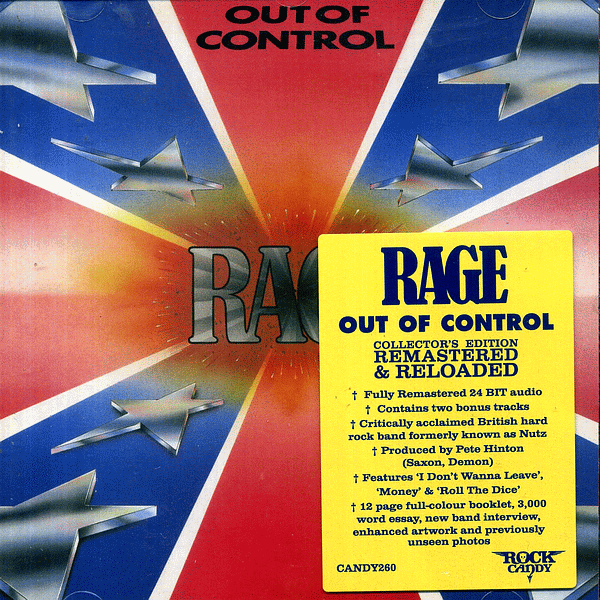 RAGE - Out Of Control [Rock Candy Remastered & Reloaded] (2015) full