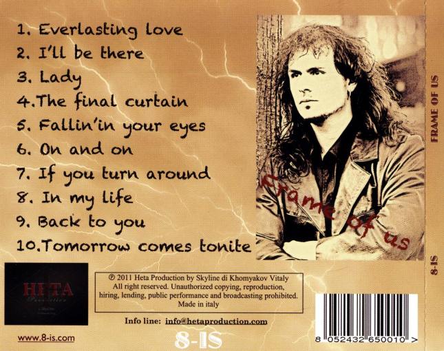 8-IS - Frame Of Us (CD version) back cover