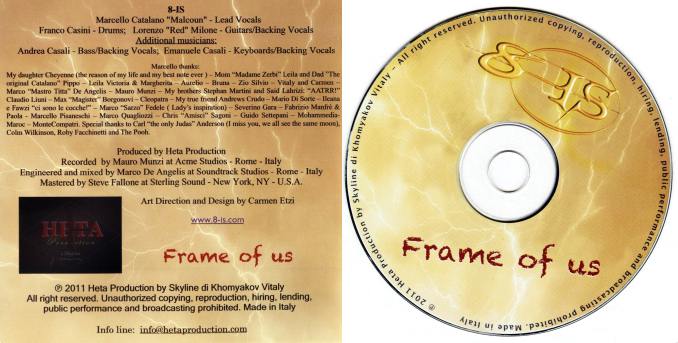 8-IS - Frame Of Us (CD version) disc