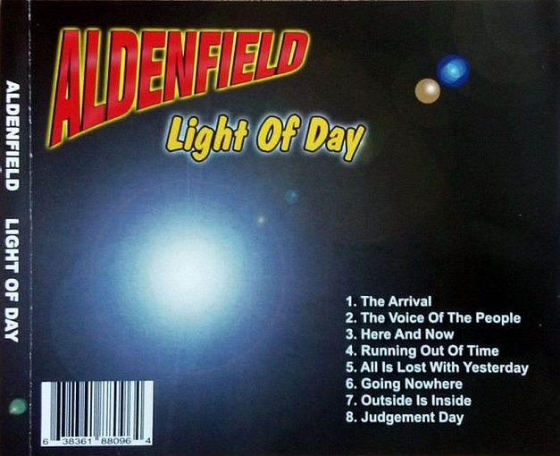 ALDENFIELD - Light Of Day [CD version] (2017) back