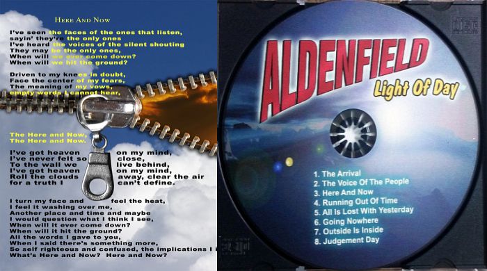 ALDENFIELD - Light Of Day [CD version] (2017) cd photo