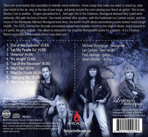 BLOODGOOD - Out Of The Darkness [Legends Remastered Series] back