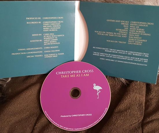 CHRISTOPHER CROSS - Take Me As I Am (2017-2018) disc