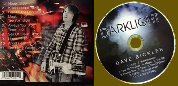 DAVE BICKLER (ex-Survivor) - Darklight (2018) disc
