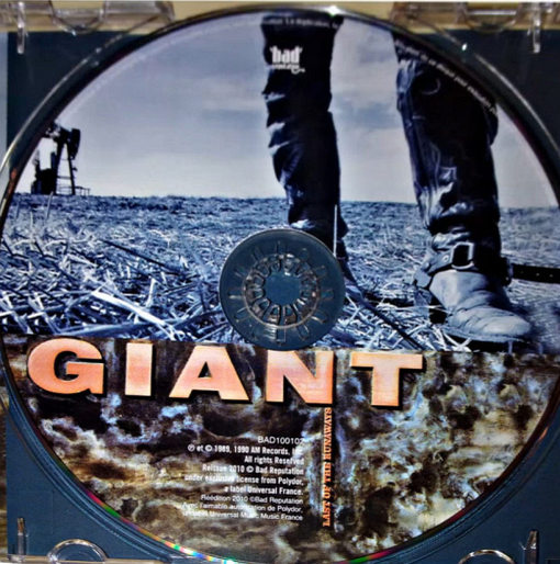 GIANT - Last Of The Runaways [Bad Reputation remaster +4 bonus tracks] disc
