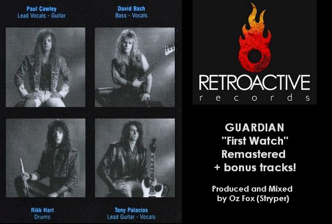 GUARDIAN - First Watch [RetroActive Legends Remastered +2] (2018) inside