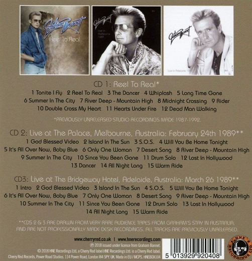 GRAHAM BONNET - Reel To Real - The Archives [3-CD Unreleased Remastered Box Set] back