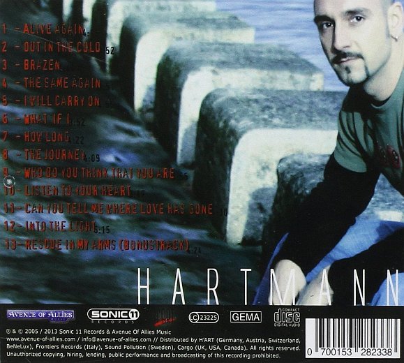 HARTMANN - Out In The Cold [remastered +1] back