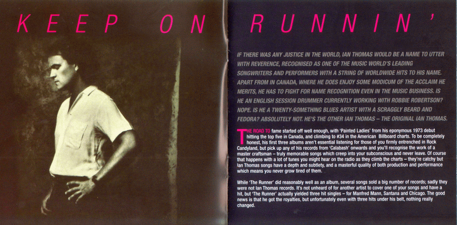 IAN THOMAS - The Runner [Rock Candy remaster] (2013) booklet