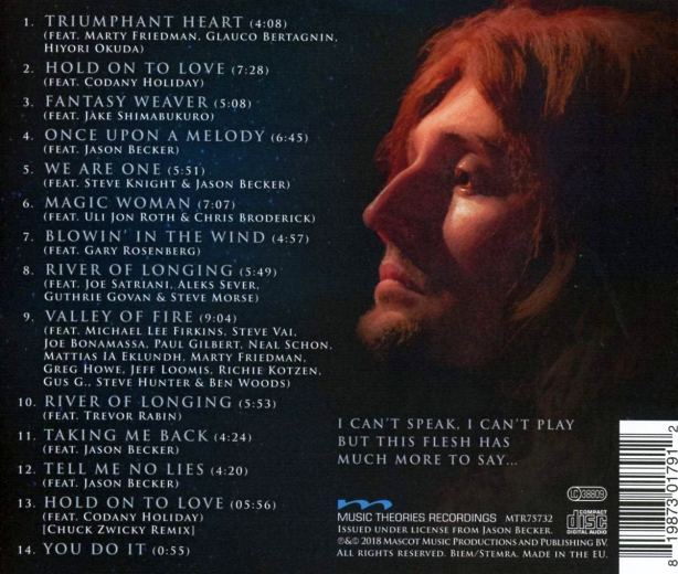 JASON BECKER - Triumphant Hearts (2018) back