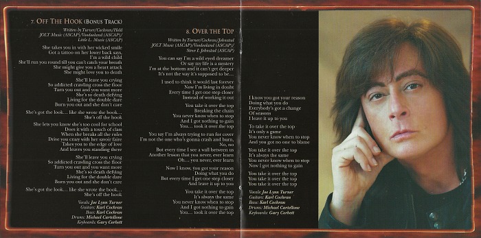 JOE LYNN TURNER - Second Hand Life [Deluxe Edition +3] booklet