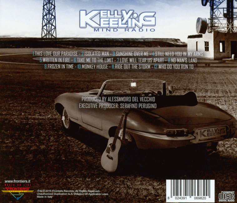 KELLY KEELING - Mind Radio (retail CD) back