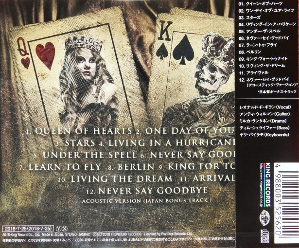 KING COMPANY - Queen Of Hearts [Japanese Edition +1] (2018) back