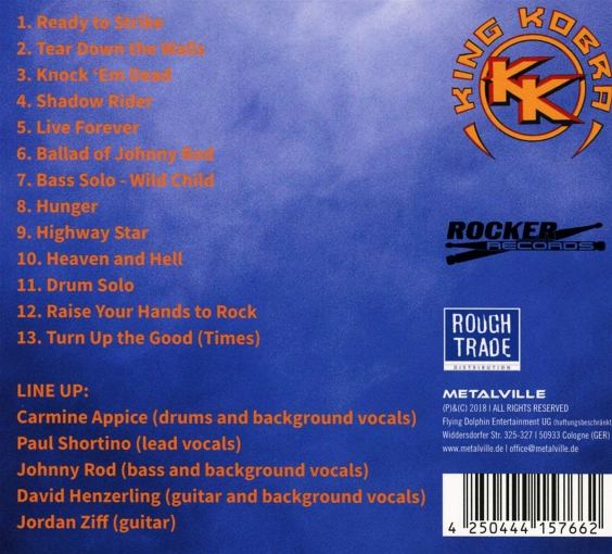 KING KOBRA - Sweden Rock Live [Digipak] (2018) back