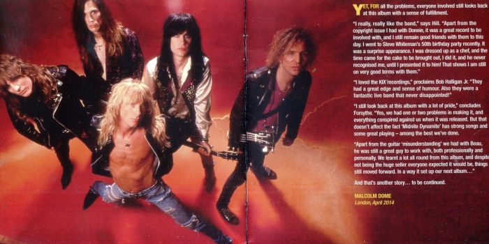 KIX - Midnite Dynamite [Rock Candy remastered booklet