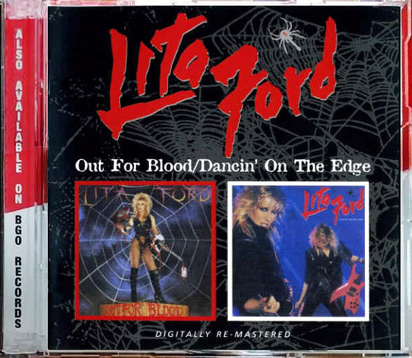 LITA FORD - Out For Blood + Dancin' On The Edge [2-in-1 BGO Records digitally remastered] full