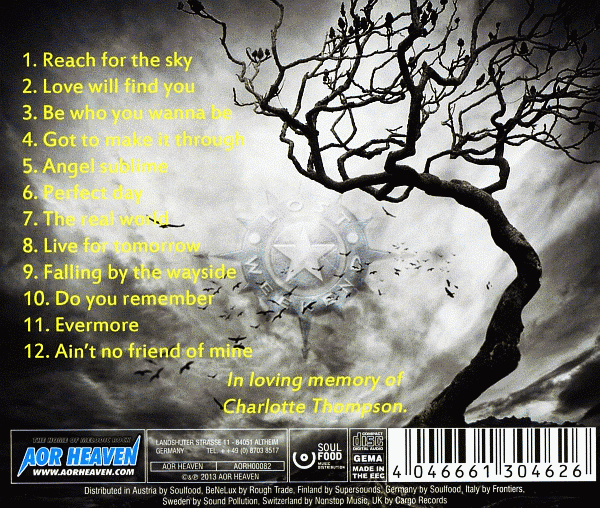 LOST WEEKEND - Evermore (retail CD) back cover