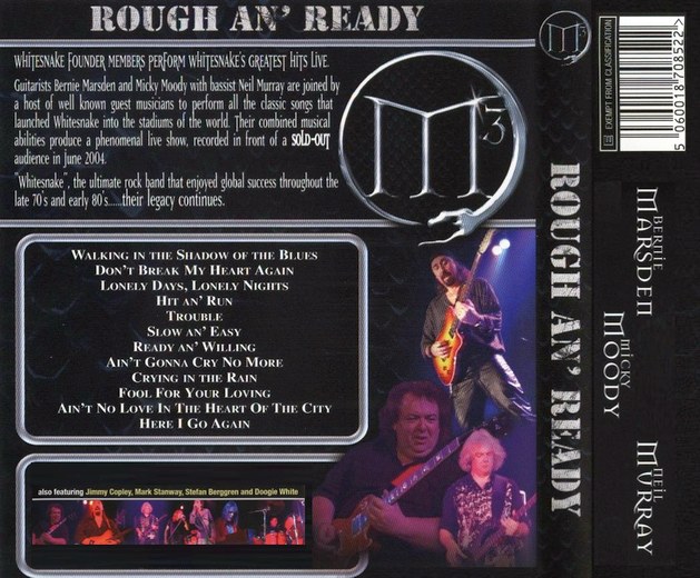 M3 [Marsden Moody Murray] - Rough An' Ready [2016 reissue] back