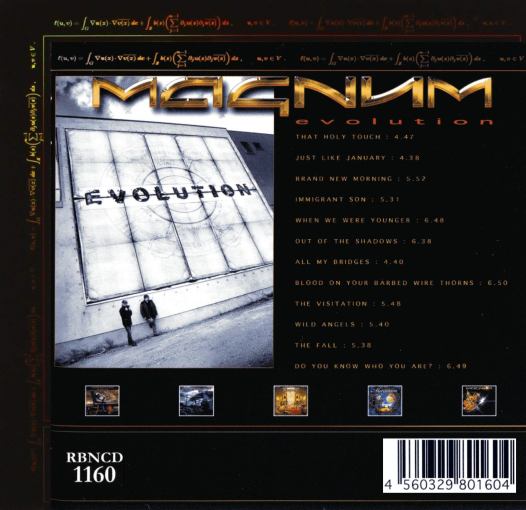 MAGNUM - Evolution [Japanese Edition] back