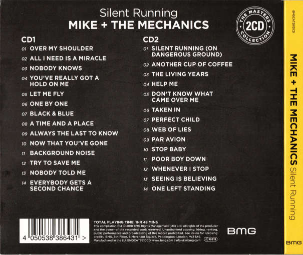 MIKE + THE MECHANICS - Silent Running [The Masters Collection / Remastered] (2018) back