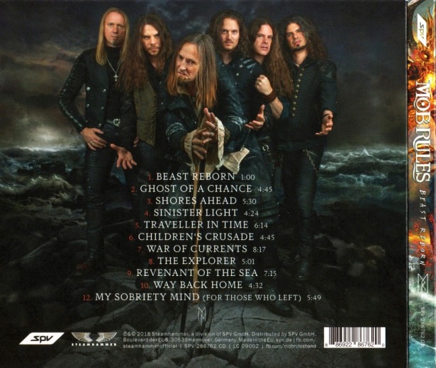 MOB RULES - Beast Reborn [2-CD Boxset Deluxe] (2018) back