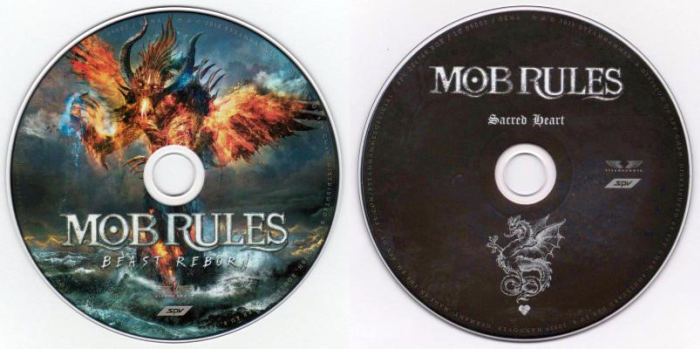 MOB RULES - Beast Reborn [2-CD Boxset Deluxe] (2018) discs