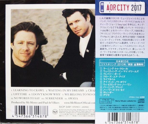 Mr. MISTER - Pull [Sony Japan AOR CITY Series Vol.2 2017] back