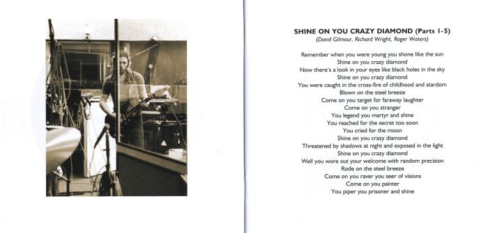 PINK FLOYD - Wish You Were Here [Japanese Ltd. miniLP remastered] (2017) booklet