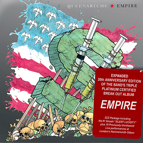 QUEENSRYCHE - Empire [20th Anniversary Edition remastered] (2-CD) poster