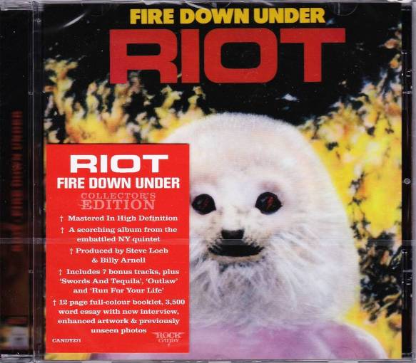 RIOT - Fire Down Under [Rock Candy remaster +6] (2018) full