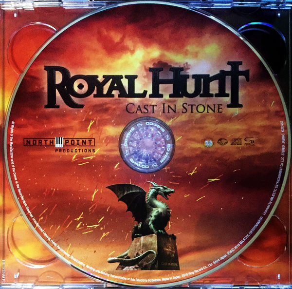 ROYAL HUNT - Cast In Stone [Japanese Edition] (2018) cd