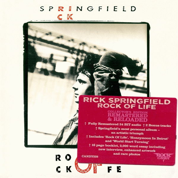 RICK SPRINGFIELD - Rock Of Life [Rock Candy remaster +2] full