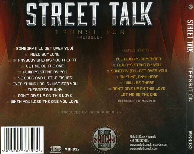 STREET TALK - Transition [MelodicRock Records reissue +7] back