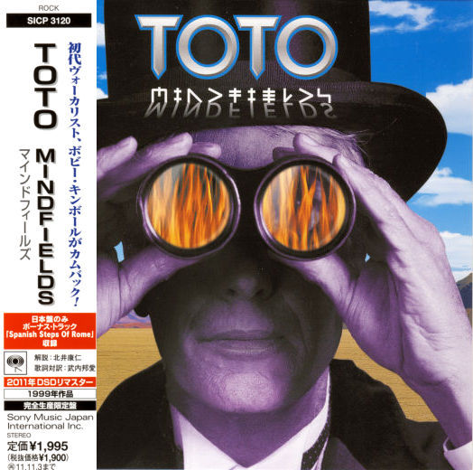 TOTO - Mindfields [Japan Cardboard Sleeve miniLP remastered +1] Out Of Print full