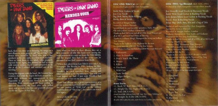 TYGERS OF PAN TANG - The MCA Years [5-CD Box-Set remastered + bonus] (2018) booklet