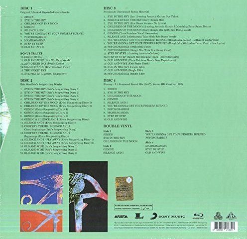 THE ALAN PARSONS PROJECT - Eye In The Sky [35th Anniversary Collector's Edition] (2017) box backs