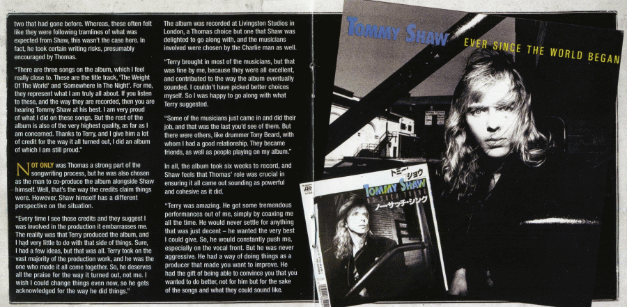 TOMMY SHAW - Ambition [Rock Candy remaster] booklet 4