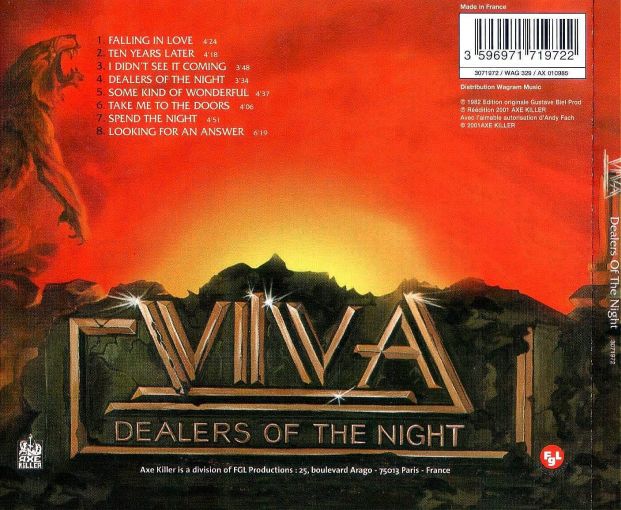 VIVA - Dealers Of The Night [Axe Killer remaster] BACK