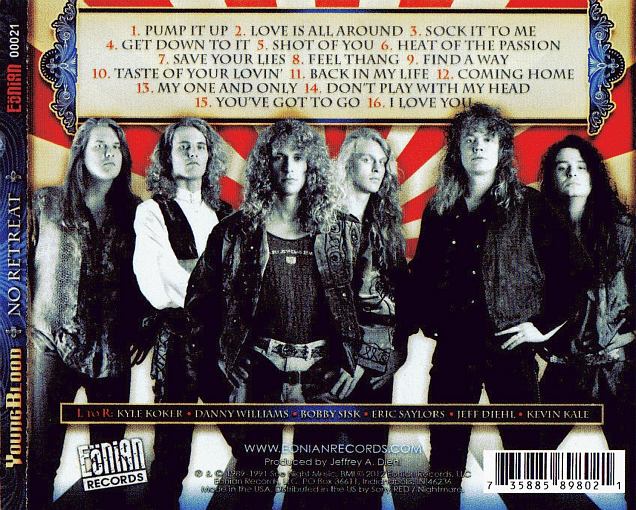 YOUNGBLOOD - No Retreat [retail CD full] back