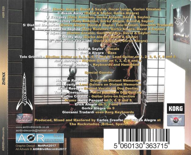 ZHENX - Zhenx (retail CD) back