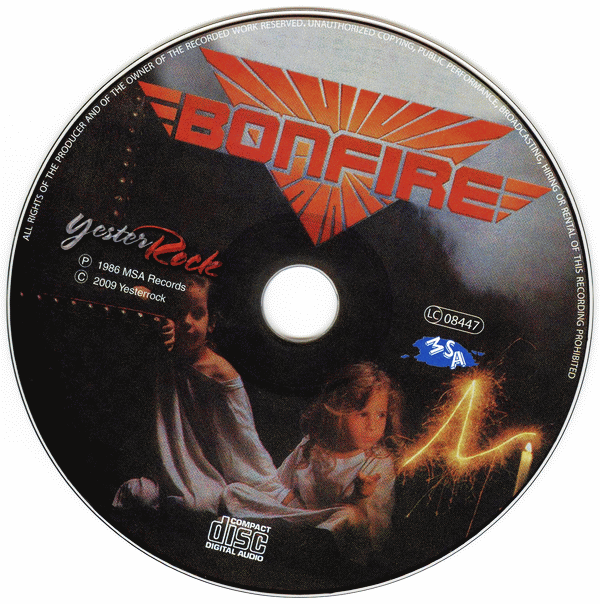 BONFIRE - Don't Touch The Light [YesterRock remaster +7] cd photo